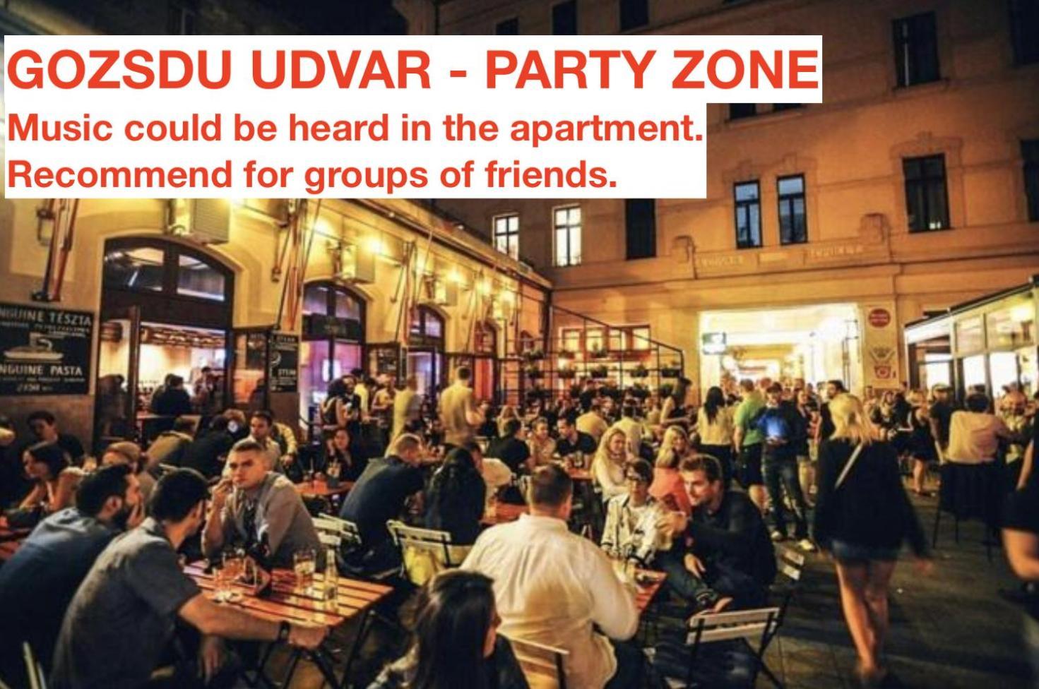 Apartment At Gozsdu Courtyard #Partyzone #Downtown #Freeparking Budapest Eksteriør bilde